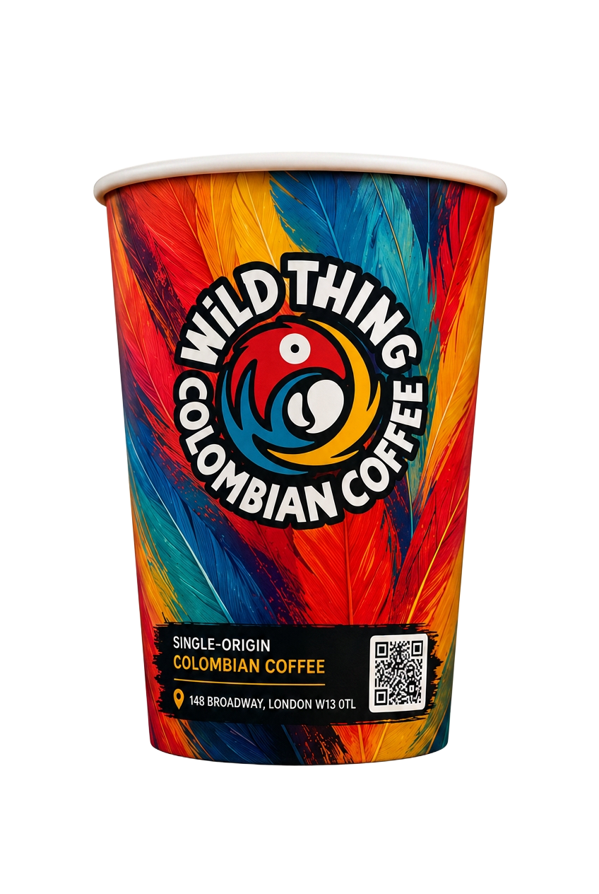 Wild Thing Colombian Coffee cup